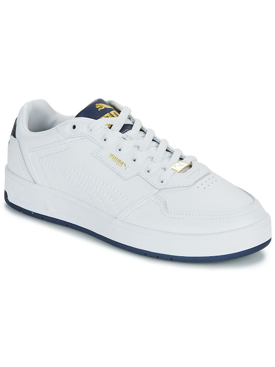 Puma Court Classic Lux Herren Sneakers Weiß