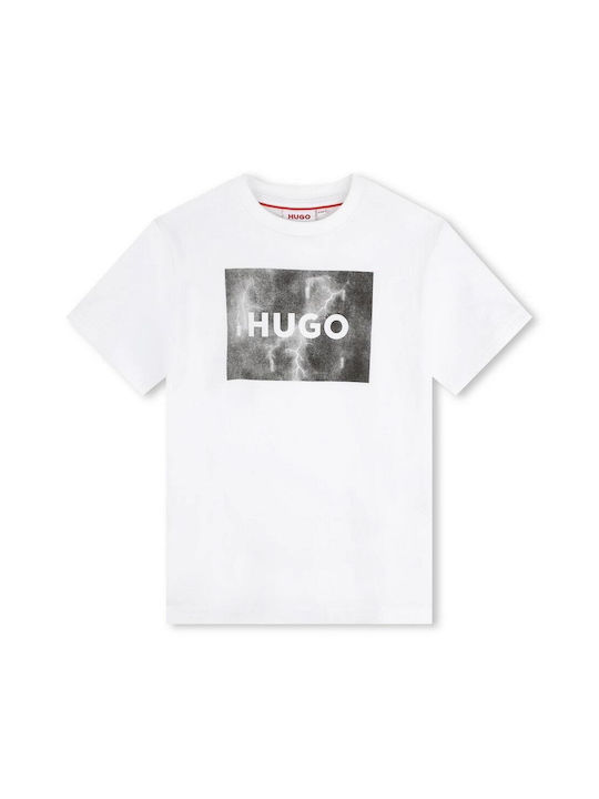 Hugo Boss Παιδικό T-shirt Λευκό