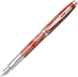 Sheaffer 100 Füllfederhalter Rote mit Blauer Tintenfarbe Sheaffer 100 Füllfederhalter Rote mit Blauer Tintenfarbe