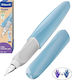 Eco Writing Pen Medium Blue made of Steel with Blue Ink