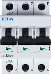 Eaton Siguranță automată 16A Tripolară AC 278847