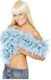 De carnaval Boa Albastru deschis 1buc
