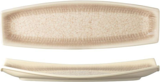 Servewell Servierplatte Oval Kunststoff Beige 6Stück