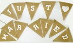 Just Married Flags 13pcs