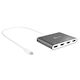 J5 Create USB-C Docking Station με HDMI 4K PD και σύνδεση 4 Οθονών Γκρι (JCA366-N)