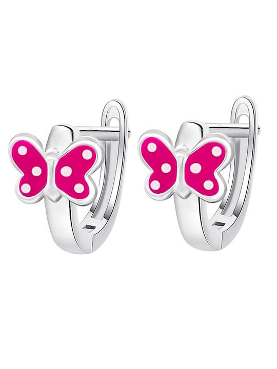 Bellita Hypoallergenic Kids Earrings Butterflies made of Silver