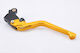 RD Moto Kupplungshebel für Motorräder Einstellbar Gold RDLCL-R34-G-K