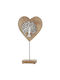 ArteLibre Decorative Heart made of Wooden 1.5x20x36cm 1pcs