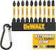 Dewalt Set 10 Schraubendreher-Bits Flextorq