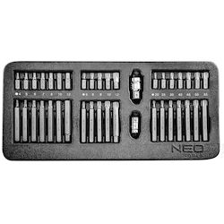 Neo Tools Set 40 Biți Șurubelniță Torx Mm