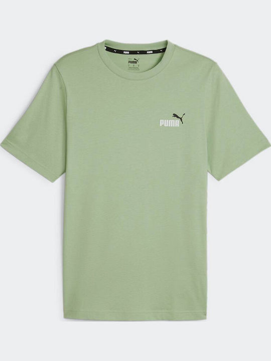 PUMA ESS+ 2 Col T-Shirt Grün