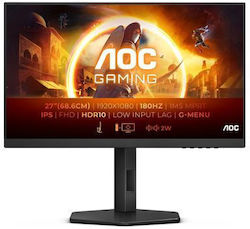 AOC 27G4X 27" FHD 1920x1080 IPS Gaming Monitor 180Hz with 1ms GTG Response Time