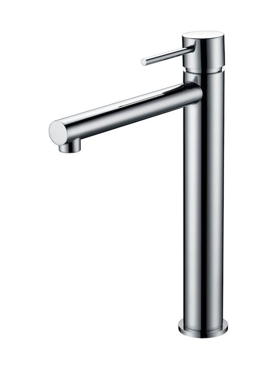 Imex Milos Mixing Tall Sink Faucet Silver