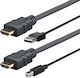 Vivolink Cable HDMI male - HDMI male / USB-A male 5m Μαύρο