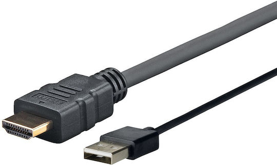 Vivolink HDMI Cable Male - USB-A Male 5m Black