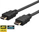 Vivolink HDMI 2.0 Premium High Speed 4K 60Hz HDR Cable HDMI male - HDMI male 15m Μαύρο