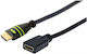 Techly Cable HDMI male - HDMI female 0.2m Black