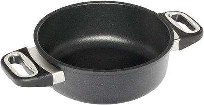 AMT Gastroguss Ρηχή Κατσαρόλα από Αλουμίνιο 3lt / 24cm