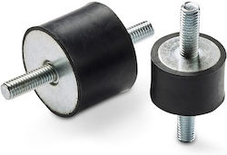 Μ6 Montare anti-vibrații 20x20mm Μ6 Montare anti-vibrații 20x20mm