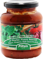 Piltsis Σάλτσα Τομάτας με Βασιλικό 360gr Piltsis Σάλτσα Τομάτας με Βασιλικό 360gr