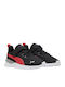 Anzarun Lite Kids Sports Shoes Running with Hoop & Loop Closure Black