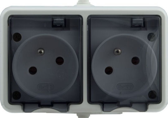 KOS Power Socket White 1pcs