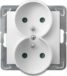 Ospel Power Socket White 1pcs