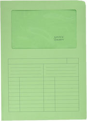 Blasetti Folder Transparent for Paper A4 Green 50pcs