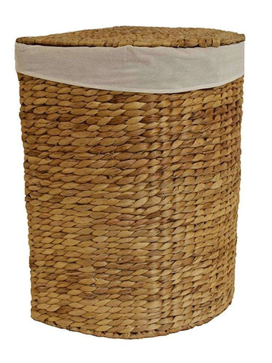 Plastona Half Laundry Basket Wicker 45x35.5x58cm