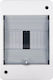 Elektro Plast Wall mounted 6-Elements Fuse Box with 1 Row W124xH198xD84mm