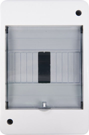 Elektro Plast Wall mounted 6-Elements Fuse Box with 1 Row W124xH198xD84mm