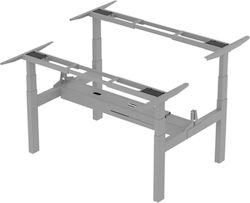 ErgoAction Action Desk Duo Πτυσσόμενη Βάση Τραπεζιού Μεταλλική Γκρι 180x60x62.5cm