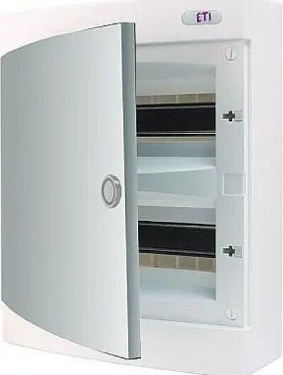 ETI Wall mounted 18-Elements Fuse Box with 2 Rows