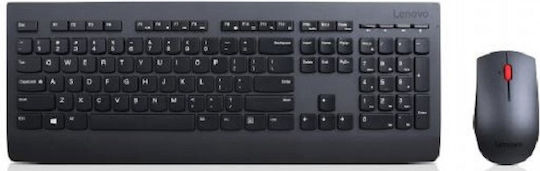 Lenovo Professional Wireless Keyboard Keyboard & Mouse Set Greek