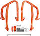 Xunmoto Motorradschutzgitter Set Für Ktm 390 Adv 2020-2023 Orange