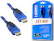 Lexton HDMI 1.4 High Speed 1080p 120Hz Cable HDMI male - HDMI male 1.5m Μπλε