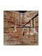 Italux Pendant Light Black for 6 Bulbs E27 69cm
