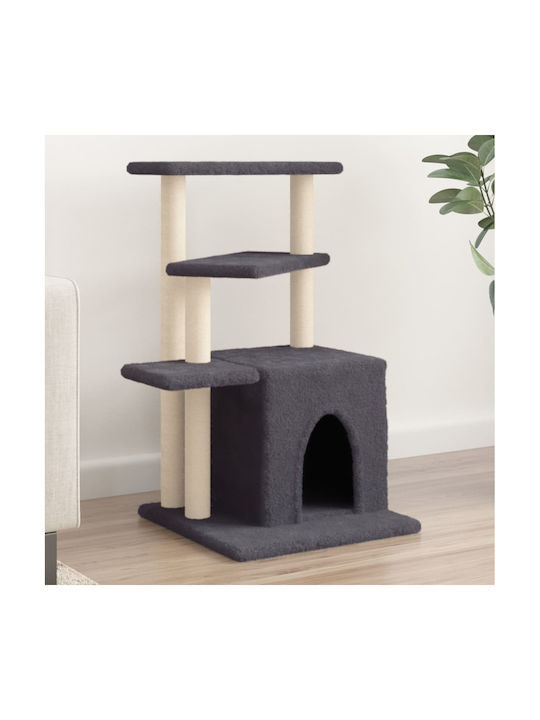 vidaXL Cat Scratching Post Cat Trees Gray