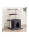 vidaXL Cat Scratching Post Cat Trees Gray