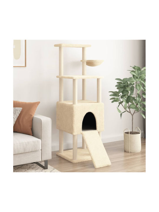 vidaXL Cat Scratching Post Cat Trees Beige