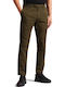 Haydae Pantaloni Bărbați Chino Slim Fit Khaki