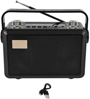 FMTFUSB GET-PX-83BT-OEM Bluetooth Speaker with Radio Black