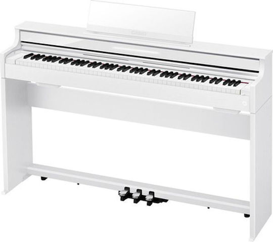 Casio Electric În poziție verticală Pian AP-S450WE cu 88 Ponderat Clape și Conectare la Calculator
