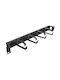 DeLock Bară de gestionare a cablurilor 1U Rack 19"/1U, 4x cârlige și perie 67033 1buc