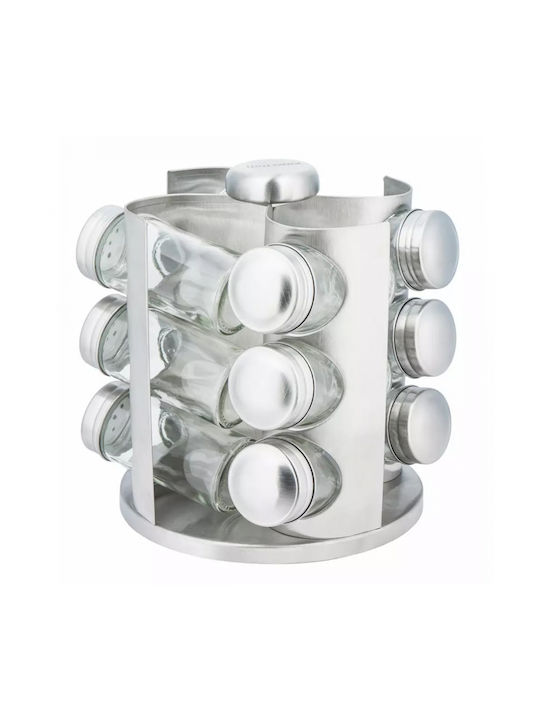 KING Hoff Inox Tabletop Spice Jar Silver