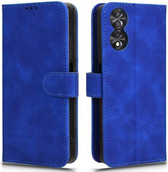 Brieftasche Leder Blau (TCL 40 NXTPAPER)