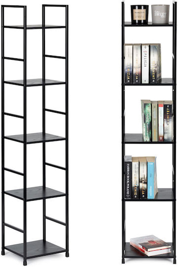 Bibliotecă Loft 5 Neagră 29x23.5x144.5 cm Bibliotecă Loft 5 Neagră 29x23.5x144.5 cm