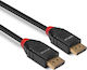 Lindy Cable DisplayPort male - DisplayPort male 7.5m Μαύρο (41168)