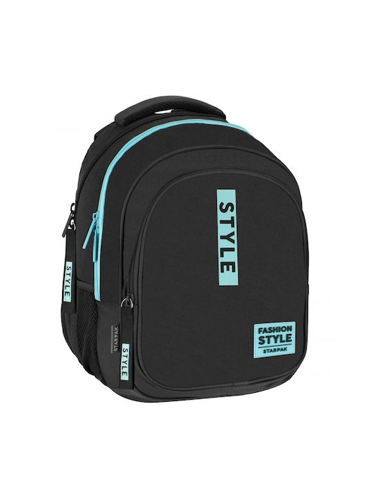 Starpak Schulranzen Rucksack Junior High-High School Schwarz 20Liter