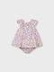 Mayoral Kids Dress Satin Sleeveless Polka Dot Pink